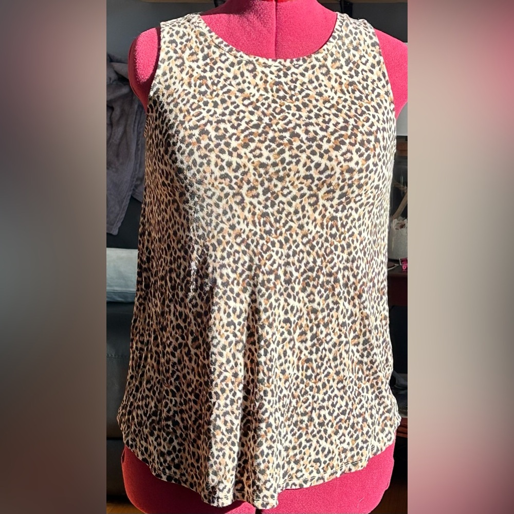 Animal print tank